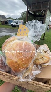 Rainy day restocks 😌✨ New items unlocked: donuts & tomatos 🍩🍅#farmstand #restock | Stout Ridge Ranch