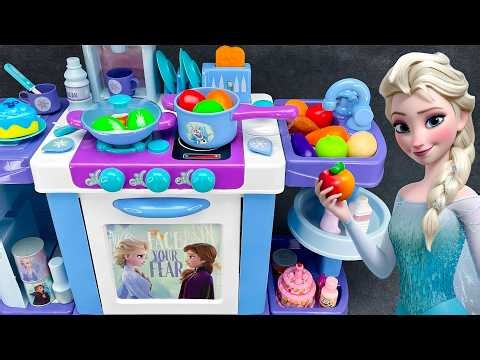ULTIMATE Elsa Frozen Kitchen World ❄️ Ice Princess Cooking & Magic Food Unboxing | Disney Frozen