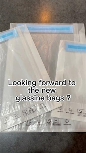 New and improved glassine bags #smallbusiness #sustainablefashion #glassinebags#ecofriendlypackaging