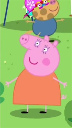 Swinging fun at the playground in Peppa Pig game