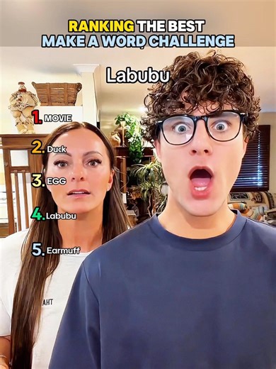 Ranking The Funniest Make A Word Challenge moments 🤣 #shorts #couplechallenge #viral #makeaword