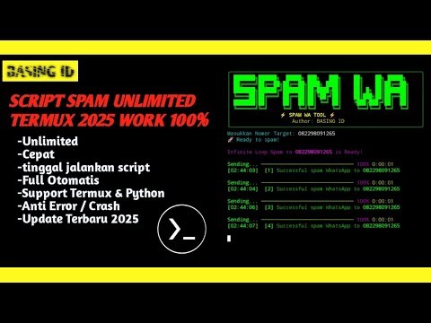 SPAM WA UNLIMITED 2025 | SAMPE DI BLOKIR