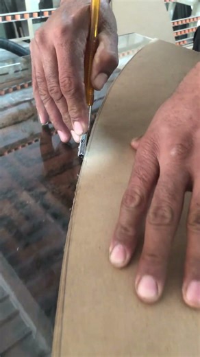 Perfect glass cutter sound