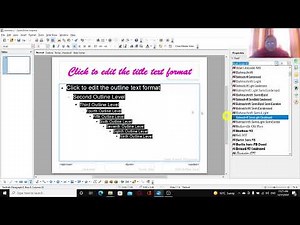 CLASS 9 | USING MASTER SLIDE IN OPENOFFICE IMPRESS | IT