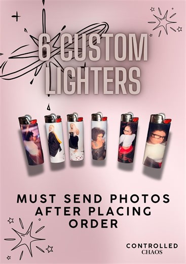 6 Custom Lighters - Etsy