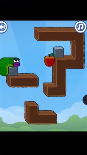 How can I get past this level? #AppleWorm #AppleWormGame #PuzzleGame #MobileGame #Gaming #GamePlay