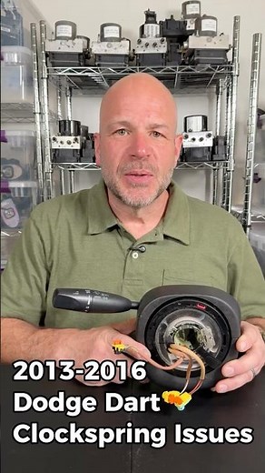 2013–2016 Dodge Dart Clockspring Symptoms & Fix