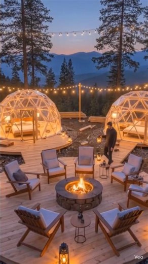 Ultimate Forest Makeover 🌄 Transparent Dome Glamping Build (Silent)