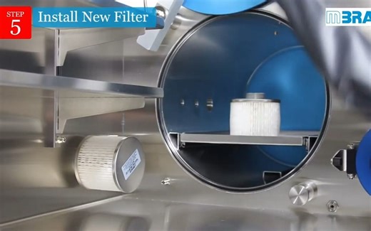 更换MBRAUN手套箱中的Hepa过滤器，MBRAUN Glovebox Hepa Filter Change