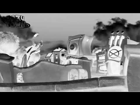 Lazy town theme song in g major grayscale