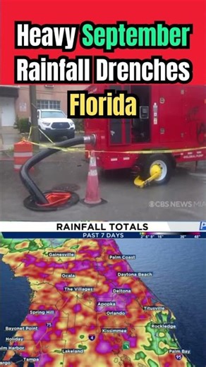 September Rain Drenches Florida!! #weather #relatable #localstarbinit ‪@RyanHallYall‬