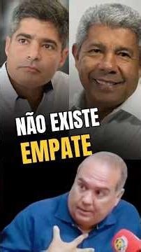 Sandro Régis on poll showing a technical tie between Jerônimo and ACM Neto: "It doesn't exist."