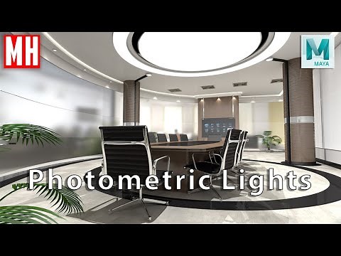 Arnold Photometric light in Maya 2020 ( with FREE file download )