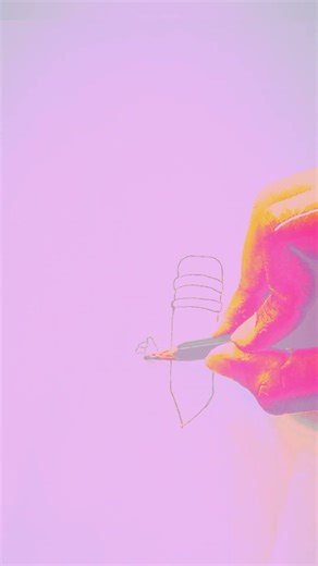 How to draw a cartoon pencil ✏️