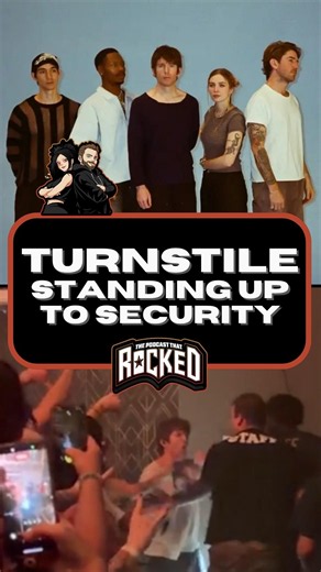TURNSTILE On SNL and Standing Up To Security | The Podcast That Rocked #Shorts