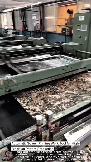 Automatic Screen Printing Work Tool for High-Precision Pattern Production