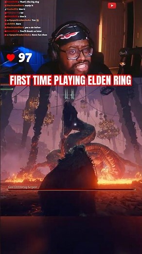 Meeting God Devouring Serpent Boss in Elden Ring 😂😂😂 #darksouls #eldenring