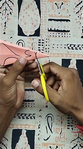 HOW TO MAKE PAPER RANGOLI...#short #art ... RANGOLI DESIGNS FOR SCHOOL COMPETITION