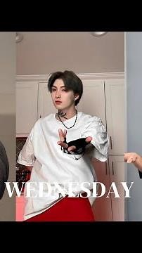 Wednesday Addams dancing boys version Tiktok