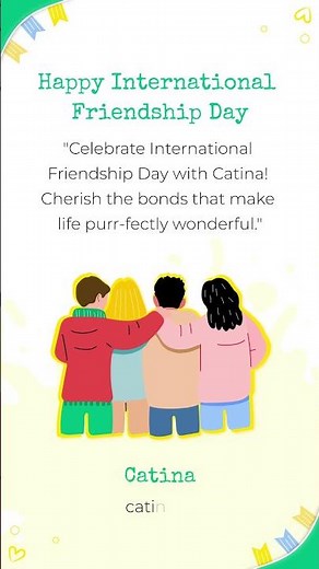 Happy International Friendship Day! 🌟