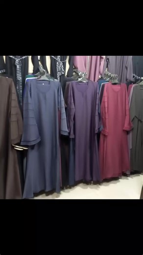 Nida Stuff stone pentex & lace work abayas with stoler 6 colors...