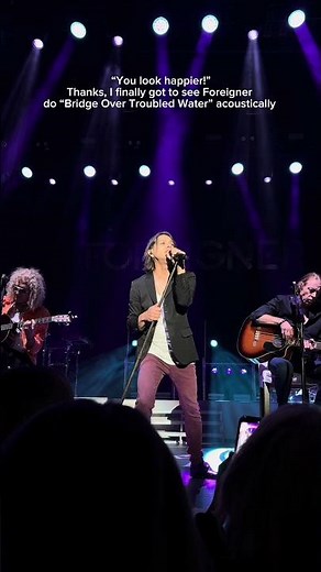 A surprise moment on tour–an acoustic cover of the Paul Simon classic, “Bridge Over Troubled Water.”