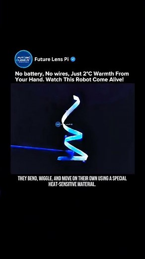 Soft Robots Powered by Body Heat?! Ambient Energy Tech Explained #robot #shorts #tech #innovation