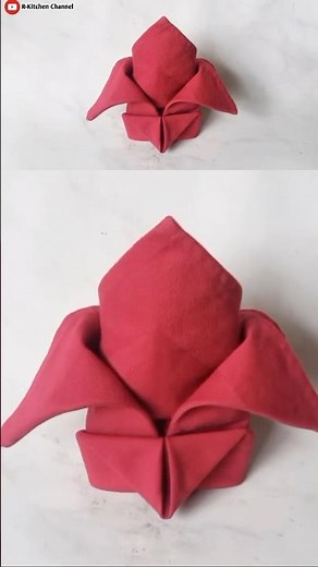 Basic Napkin Folding (The Crown) #napkinfolding