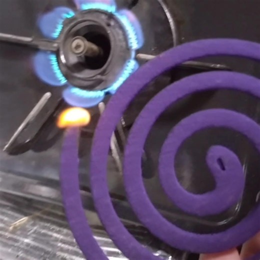 蚊取り線香🌀の火の付け方はだいたいこうですよね☝️ This is roughly how you light a mosquito coil🌀, right☝️