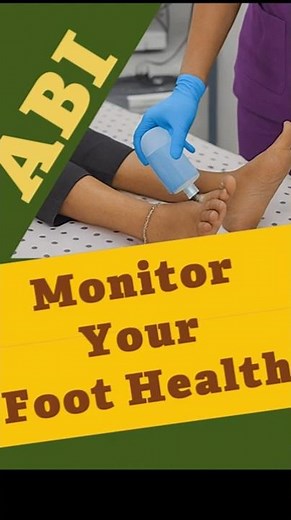 Monitor your health -Ankle-Brachial Index (ABI) | @ CDFC #diabeticfootcare