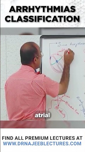 Arrhythmias Classification #drnajeeb #drnajeeblectures #youtubeshorts
