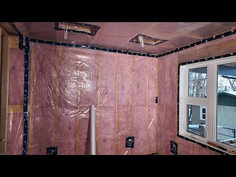 How To Install Air/Vapor Barrier On Walls