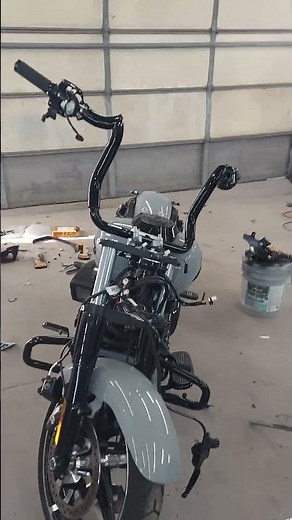 Rewire handle bars. #mechanic #harley #harleydavidson #motorcycle #custom #handlebars #bike