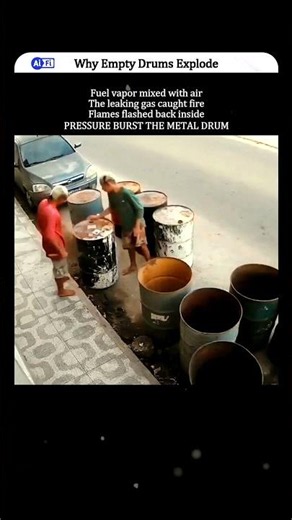 Why Empty Fuel Drums Explode