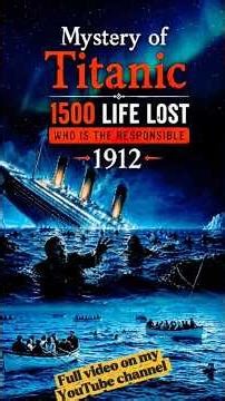 Mystery of Titanic | How the World’ Greatest ship Disappeared? | Full Documentary #titanic