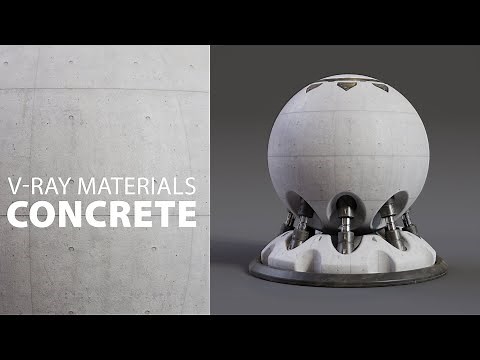 How to Create Realistic Concrete Materials in V-Ray for 3ds Max