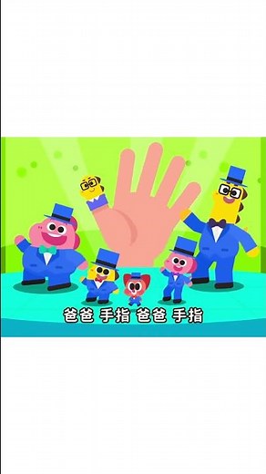 Finger Family Song 🖐 手指家族 | Cocobi Kids Songs & Nursery Rhymes | 小恐龙 可可贝 #shorts