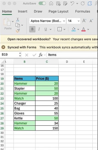 Find Duplicate Values using Conditional Formatting #excel #exceltips #exceltutorial