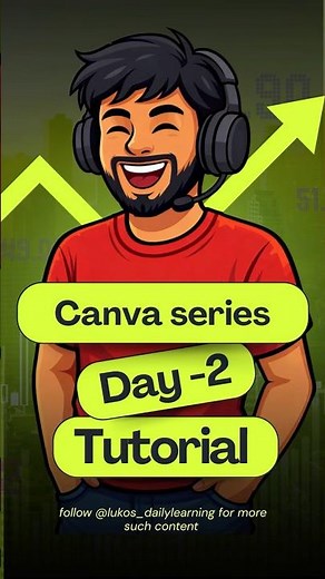 How to Add Realistic Shadows in Canva (Easy Trick) | Canva Tutorial Day 2 #canva #lukos