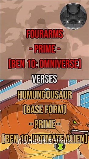 Fourarms Vs Humungousaur | Fictional Battle | Who's Gonna Win? | Day 26 | #shorts