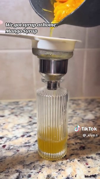 Homemade Mango Syrup Recipe for Drinks