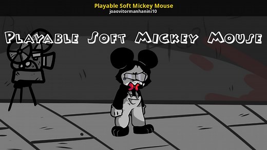 Playable Soft Mickey Mouse Mod for Friday Night Funkin' | FNF Mods