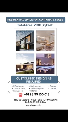 ispro on Instagram: "Residential Space for Corporate Lease IMT Manesar Gurgaon HR (INDIA) #Residential #Space #Corporate #Lease #IMT Manesar #Gurgaon #Thegoldencity #thegoldencity #imtmanesar"