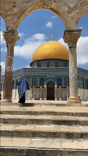 The Dome of the Rock on the Temple Mount. Jerusalem, Israel 2024