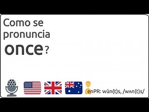 Como se pronuncia once en ingles 🇺🇸 🇬🇧 🇦🇺