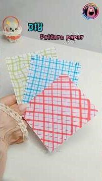 DIY Pattern Paper 😱 #shorts #diy #youtubeshorts