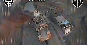 Soldiers of 53rd SMB attacked enemy tank and low-bed trailer in Lyman sector. VIDEO