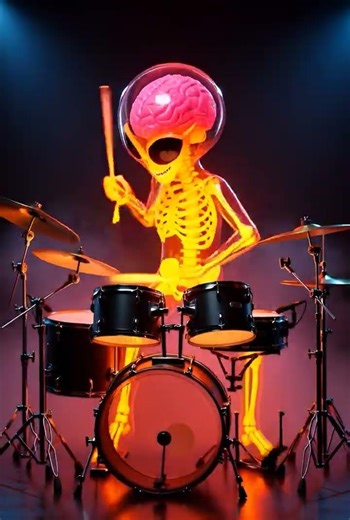 Did you see an alien drummer? #shorts #alien
