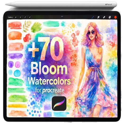 Procreate Splatters, Procreate Splashes, Ink Watercolor Stamps, Drip Brush Set, Procreate Alcohol Painting, Liquid Brush, Watercolor Washes - Etsy