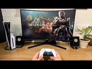 Setting up the Samsung Odyssey G5 32 QHD monitor for gaming on PS5 at 120hz #pov #gaming